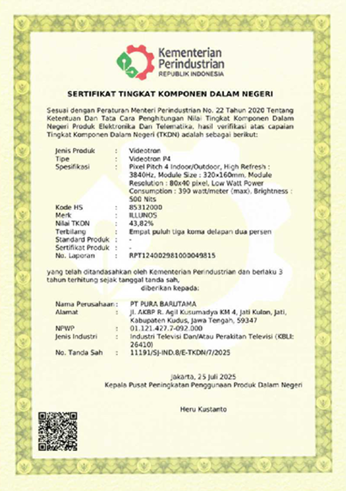 TKDN Certificate 2